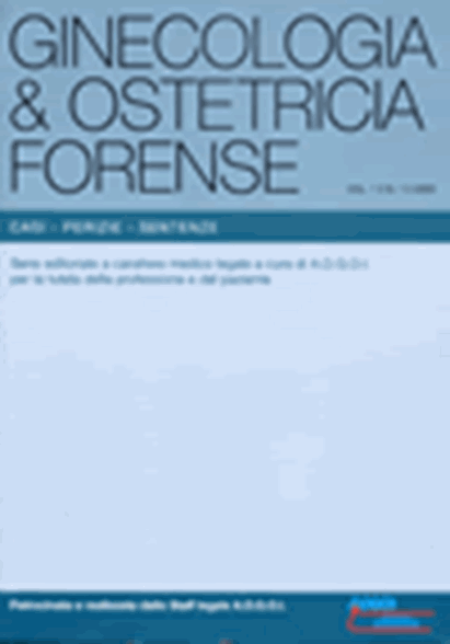 Ginecologia & ostetricia forense