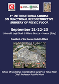 4° International Course on Functional Reconstructive Surgery of Pelvic Floor