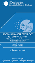 IEO OVARIAN CANCER CENTER-OCC 10 YEARS OF ACTIVITY
