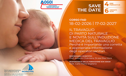 FAD - Il travaglio di parto naturale e novità sull'induzione medica del travaglio